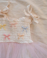 Bows Tutu - Ivory/Multicolor