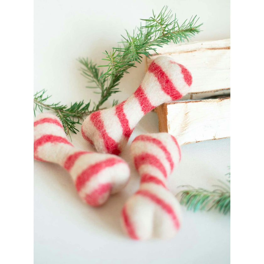 HOLIDAY WOOL BONES, Multi