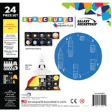 Galaxy Spaceship Magna-Tiles Structures