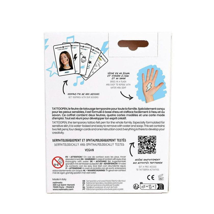 Tattoo Pen Set for Kids ROCK