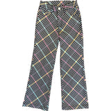 Girls Hi-Shine Mid Rise Slim Band Twill Pant, Multi