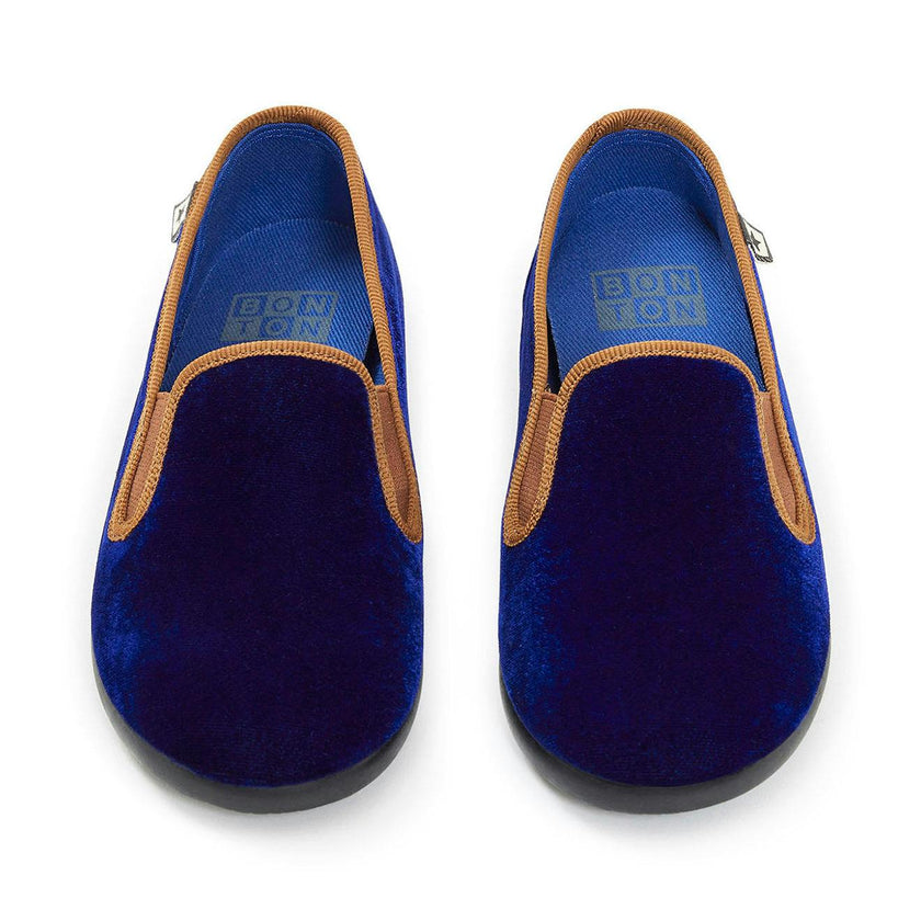 John Velvet Dress Shoes, Cobalt Blue