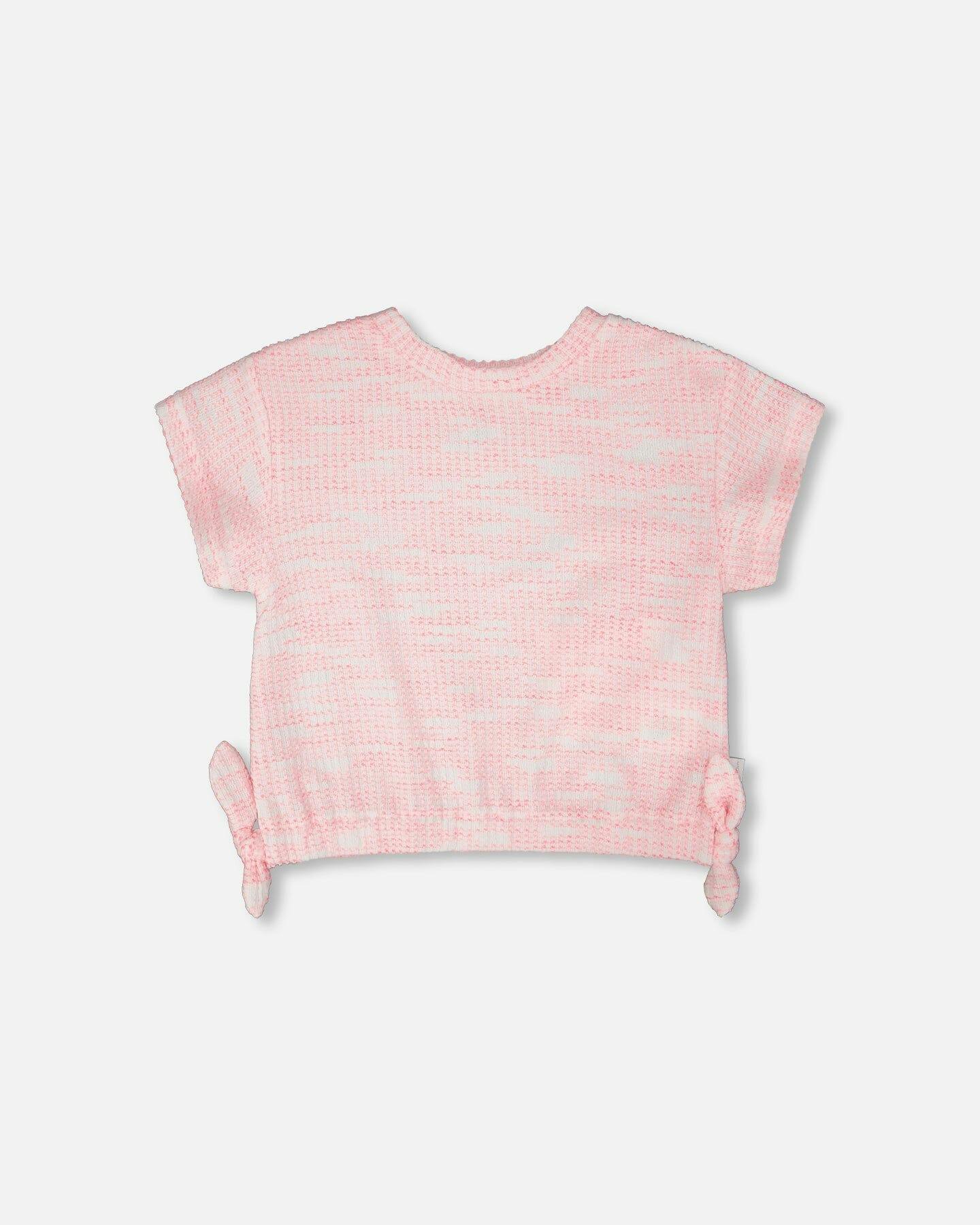 Jacquard Knit T-Shirt