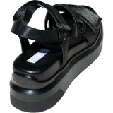 Women's Velcro Sandal, Black