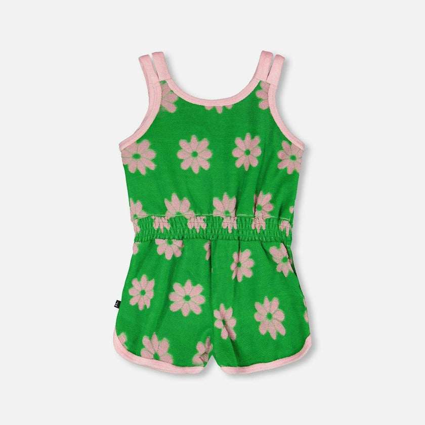Terry Cloth Sleeveless Jumpsuit