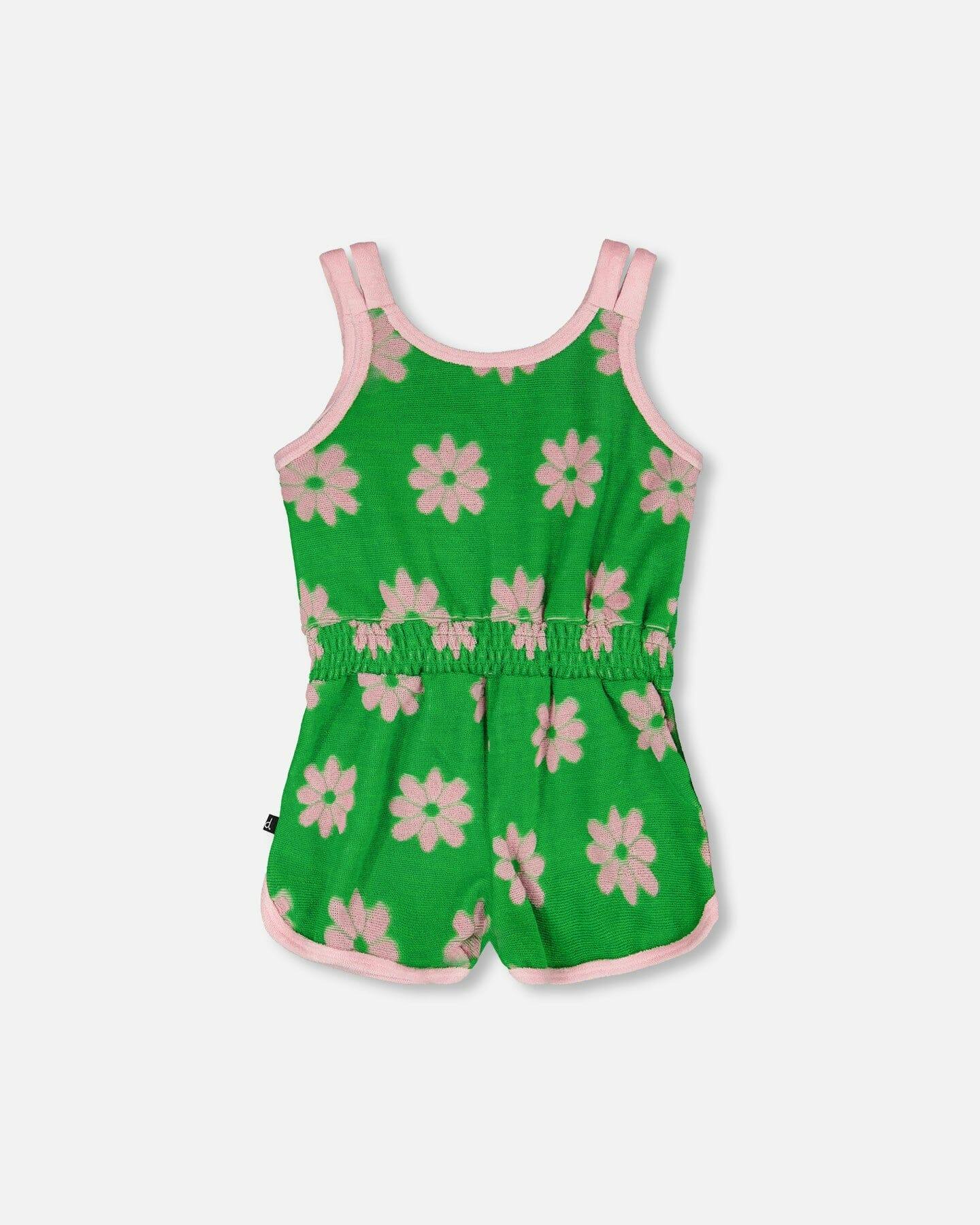 Terry Cloth Sleeveless Jumpsuit
