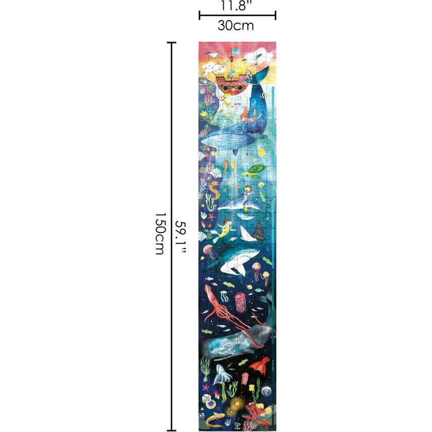 Giant Glow-In-The-Dark Ocean Life Jigsaw Puzzle