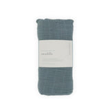 Cotton Muslin Swaddle Blanket - Sea