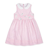 Linen Look Dress With Flowers