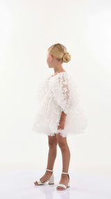 White Bell Mariposa Dress