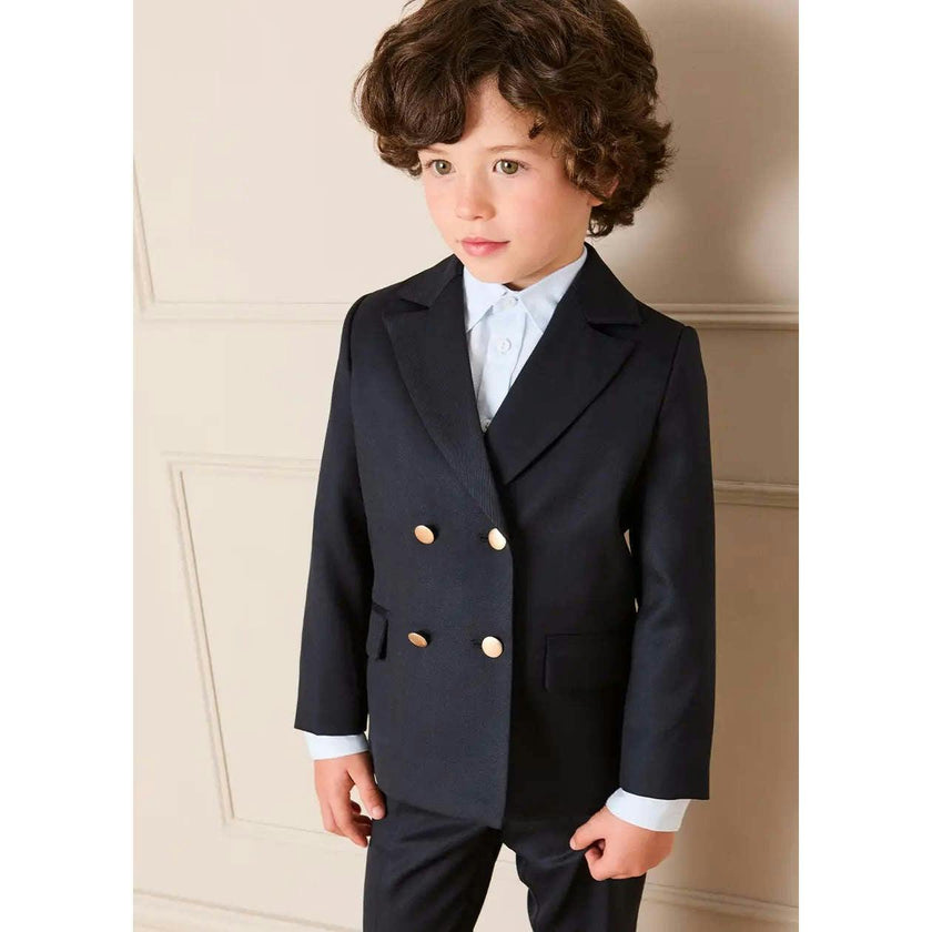 Double Breasted Blazer Jacket in Navy (4-10yrs)