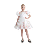 White Noeline Floral Appliqué Dress