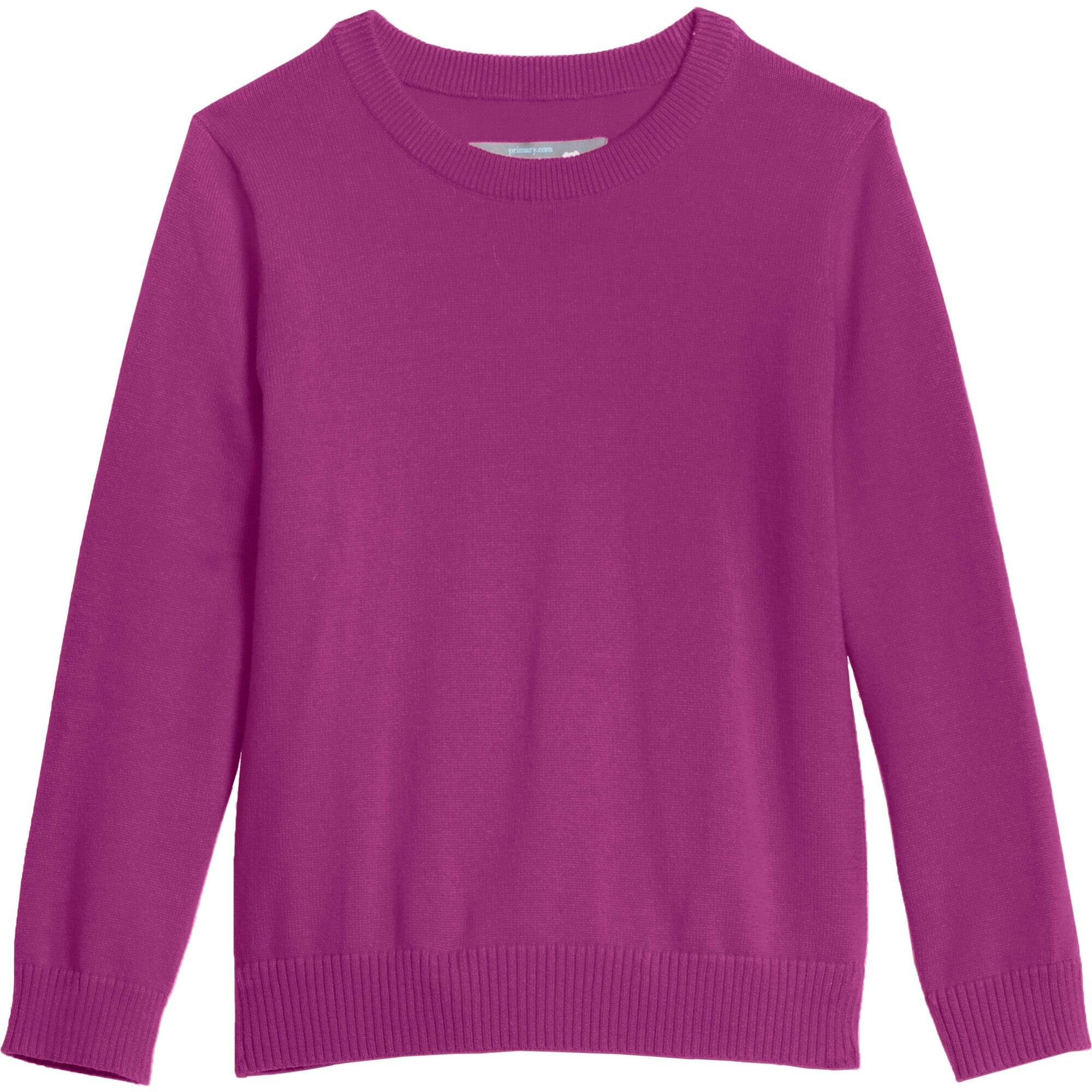 Kids crewneck sweater seasonal colors