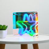Neon Star 3D Light Effect