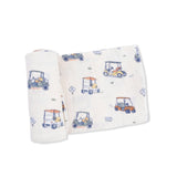 Zooming Golf Carts - Swaddle Blanket