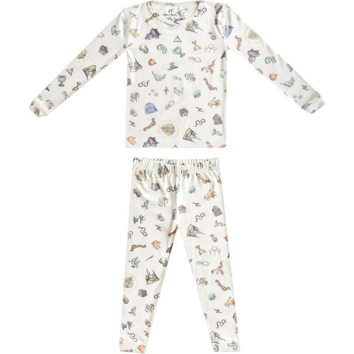Ultra Soft Long Sleeve Two-Piece Pajama Set, Prints