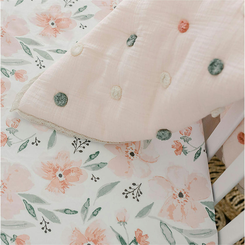 Crib Sheet (Floral)