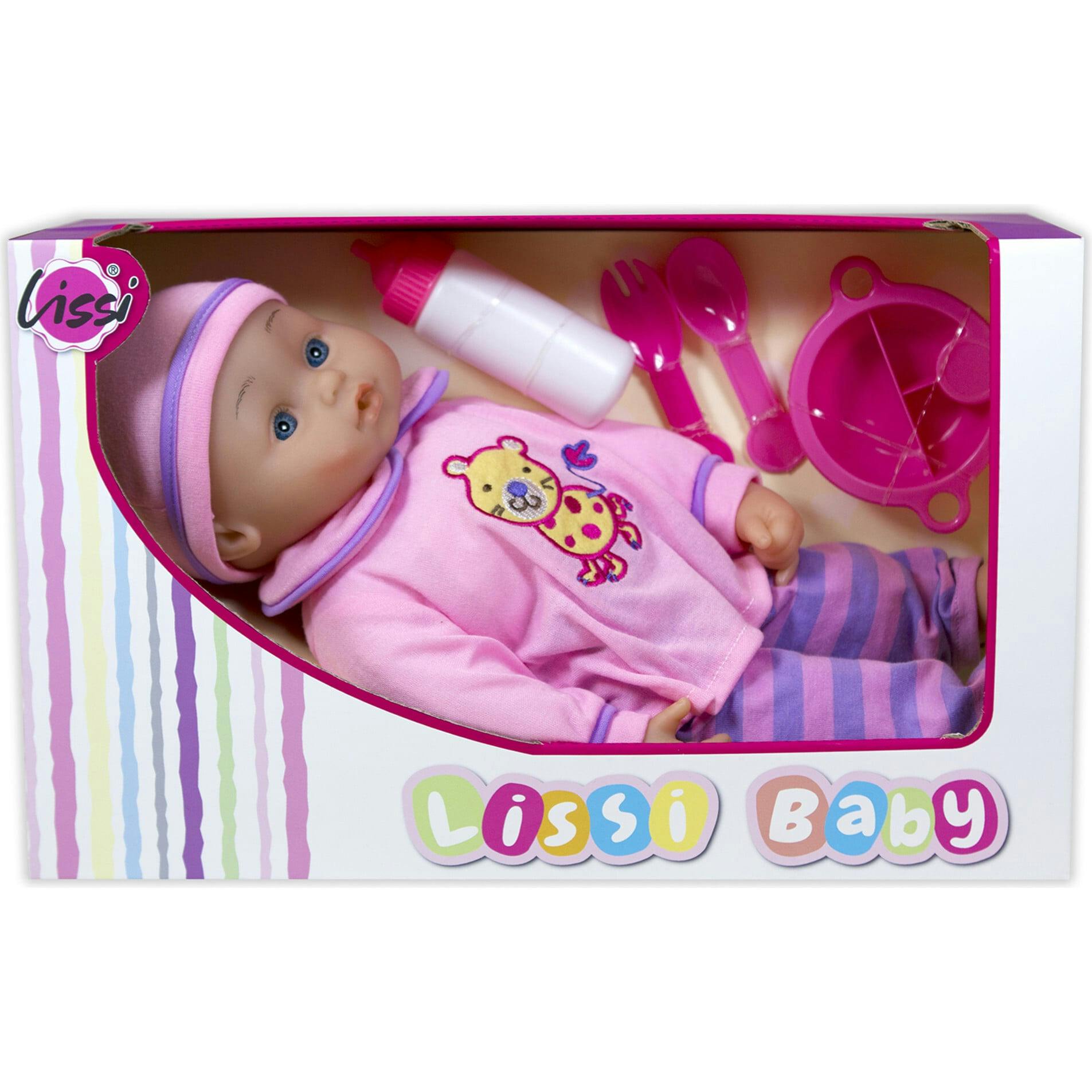 Lissi 16 Inch Soft Baby Doll w/ Feeding Accessories