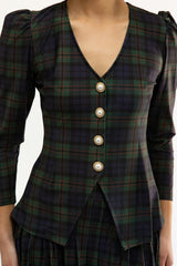 Kelly Top - Glade Plaid