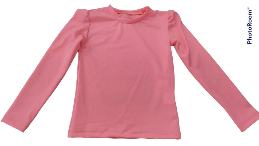Girls RASH GUARD SHIRT NEW ORIGAMI PINK