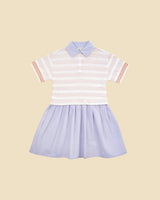 Organic Pleated Polo Dress