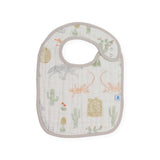 Cotton Muslin Classic Bib 3 Pack - Adobe Checker