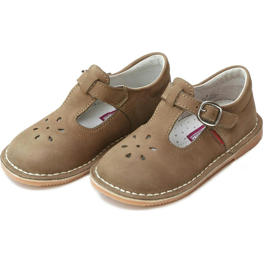 Joy Classic Nubuck Leather T-Strap Mary Jane