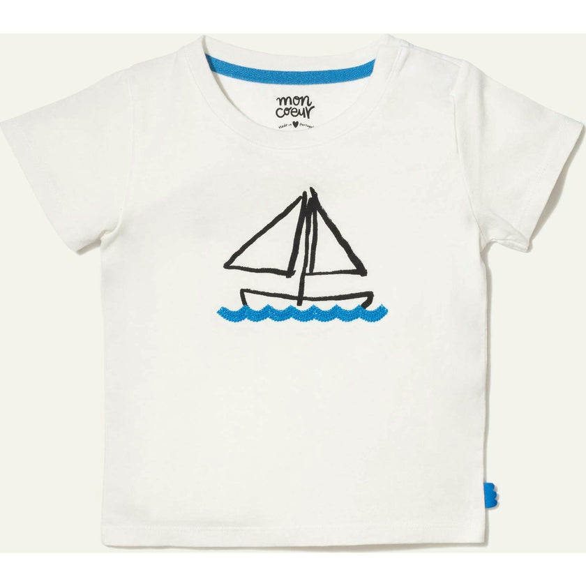 Recycled Cotton Sail Away Kid T-Shirt