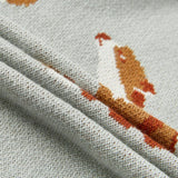 Knitted Birdseye Jacquard Sweatpants