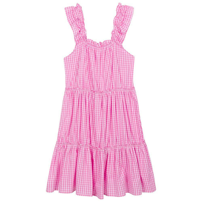 Women's Hepburn Gingham Pink Nightie