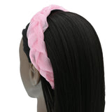 Multicolored Braided Tulle Headband