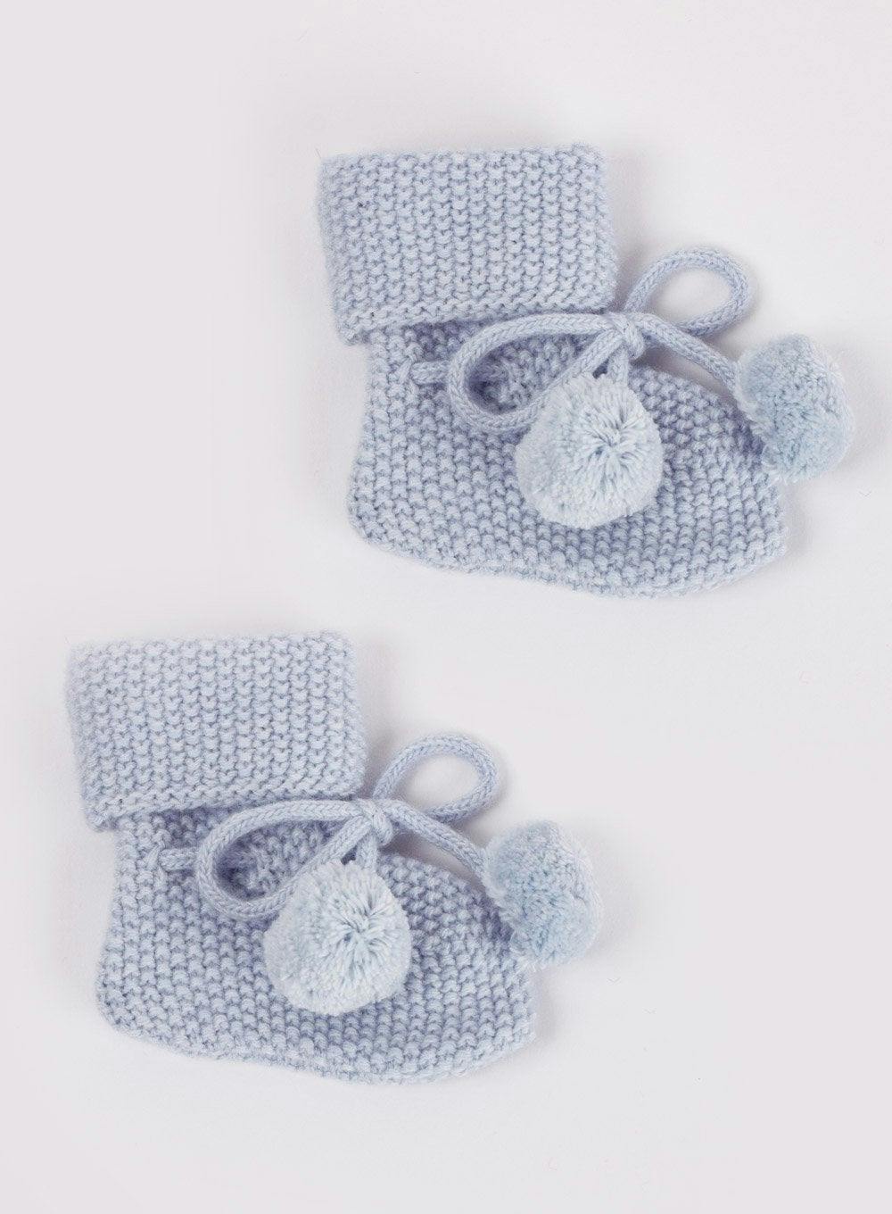 Baby Booties in Blue