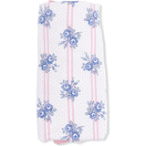 Stripe Dot Roses - Ruffle Burp Cloth