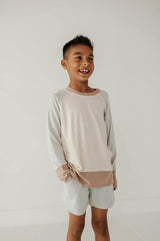 Boys Terry Sweatshirt in Sky Blue