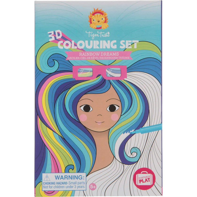 Tribe: 3D Coloring Set - Rainbow Dreams Activity Set