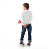 Jr Star Heartbreaker White Child Shirt with Bow Tie