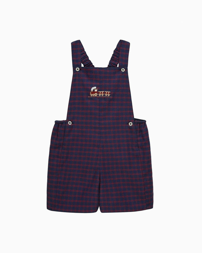 Baby Alfie Bib Shorts in Train