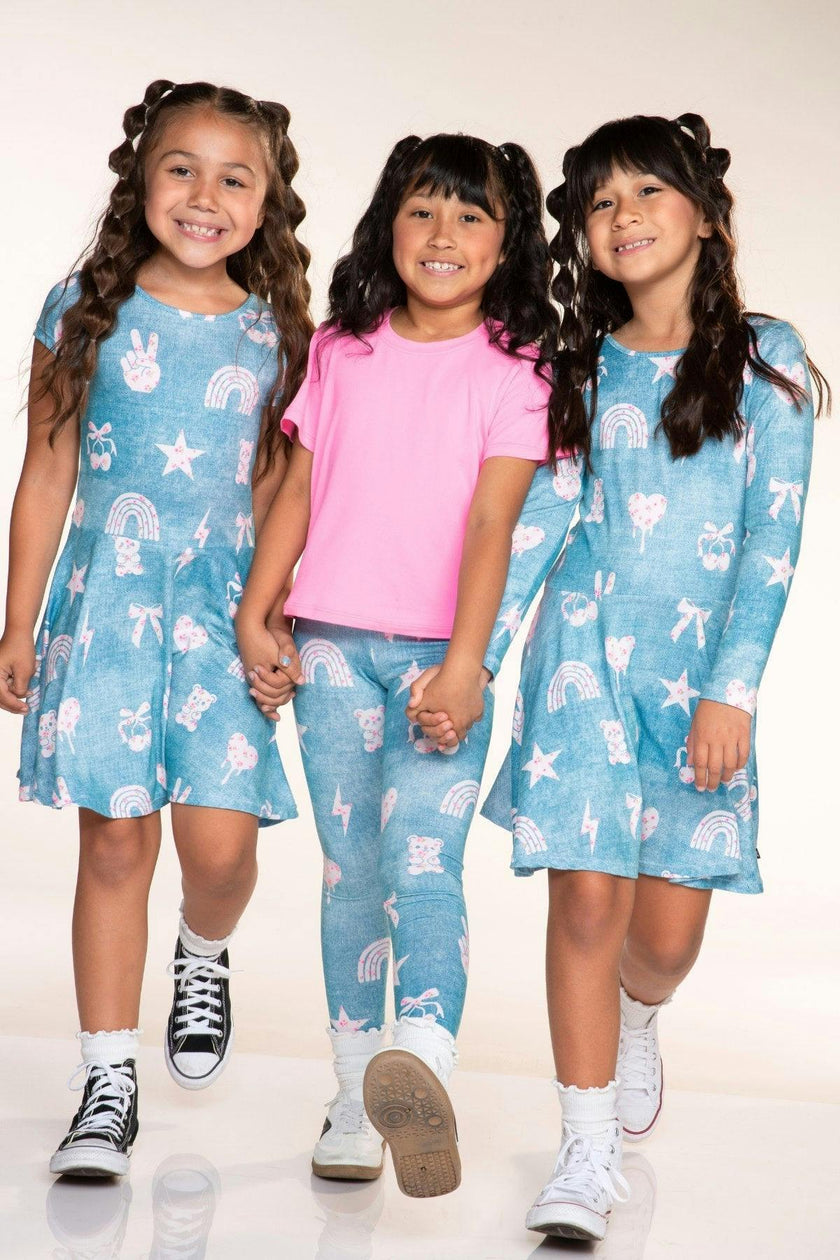Simply Soft Short Sleeve Skater Dress
