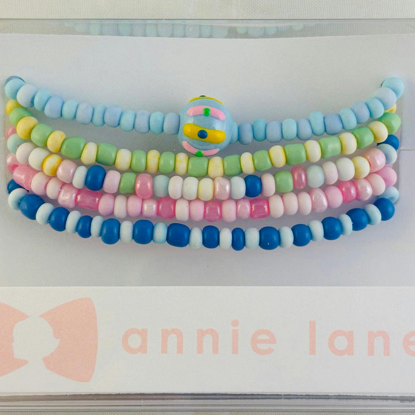 Beaded Bracelets - Blue Sky
