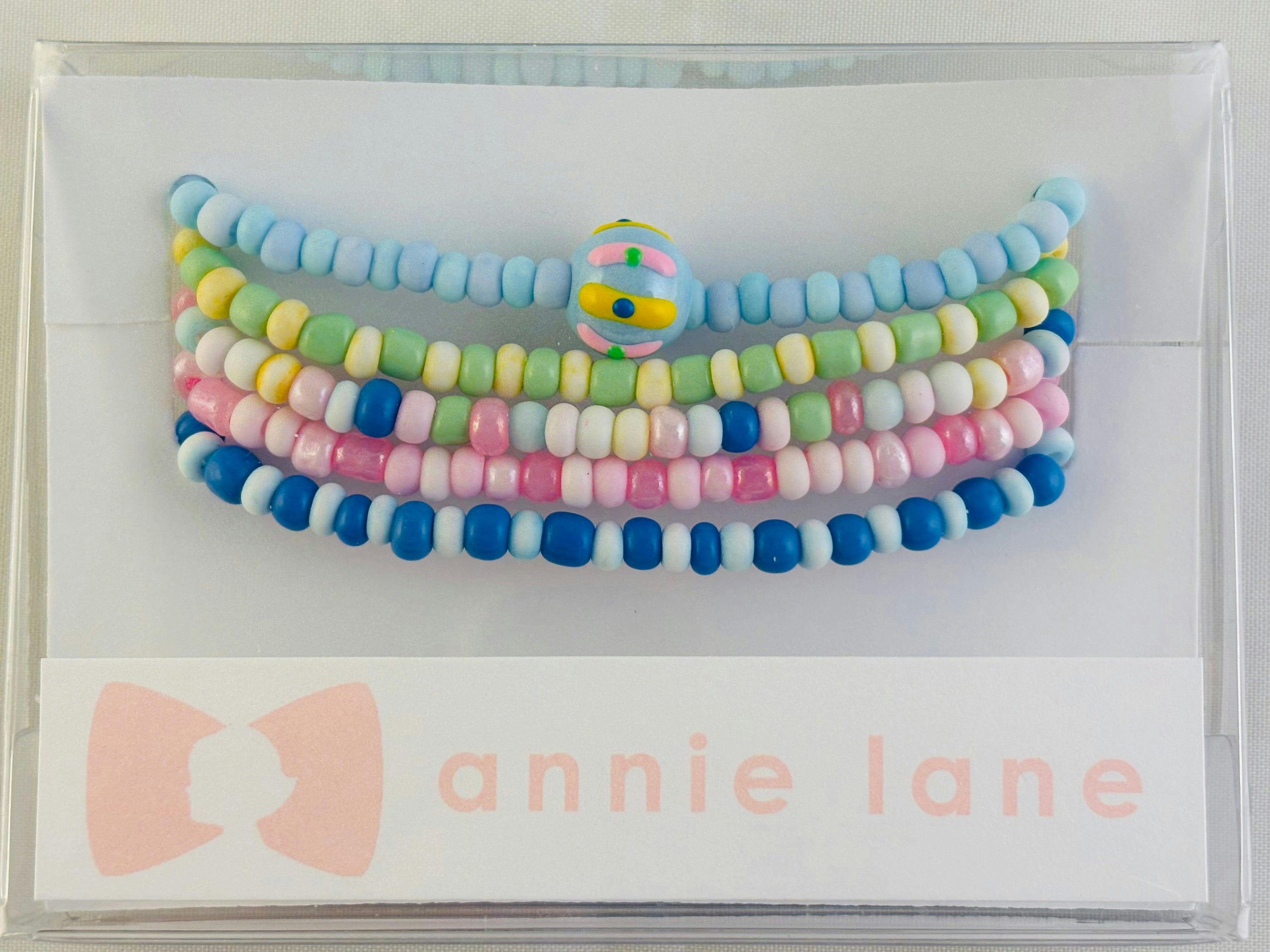 Beaded Bracelets - Blue Sky