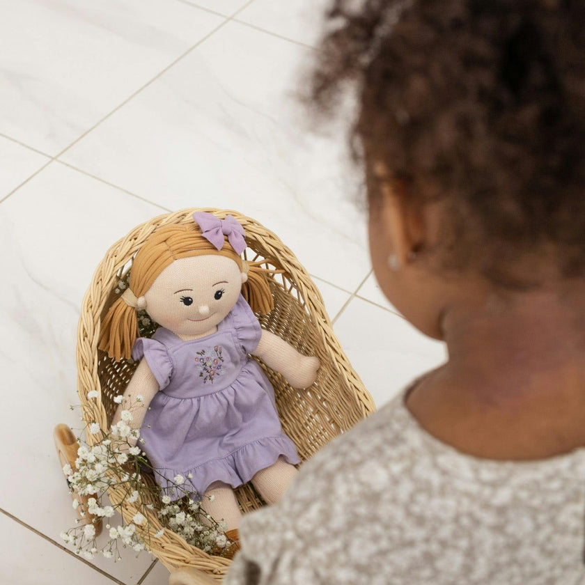The Clementine Collective knitted doll Amelia
