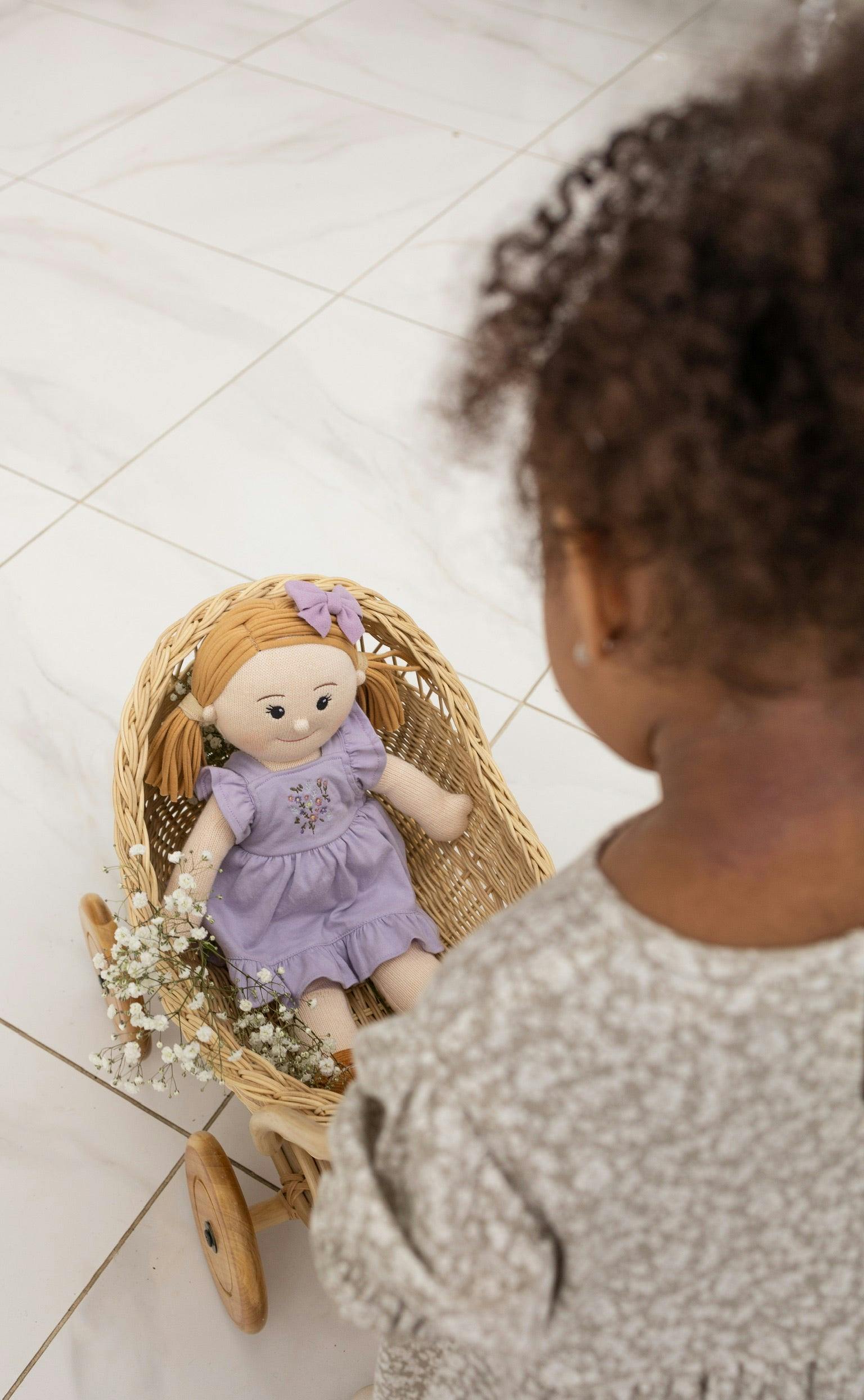 The Clementine Collective knitted doll Amelia