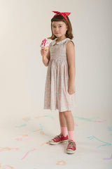 Hand-Smocked Girls Dress - Fiona