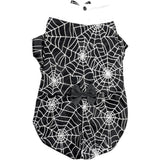 HALLOWEEN GLOWING SPIDER-WEB TAILCOAT, Black