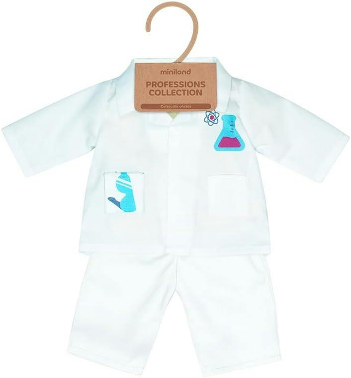 Careers Collection - Scientist Doll Outfit with Lab Coat & Pants for 15