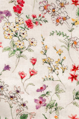 Wildflower Waltz Timeless Floral Ruffle Zipper