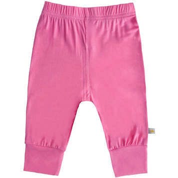 Solid Bamboo Baby Jogger Pants, Bubble Gum Pink