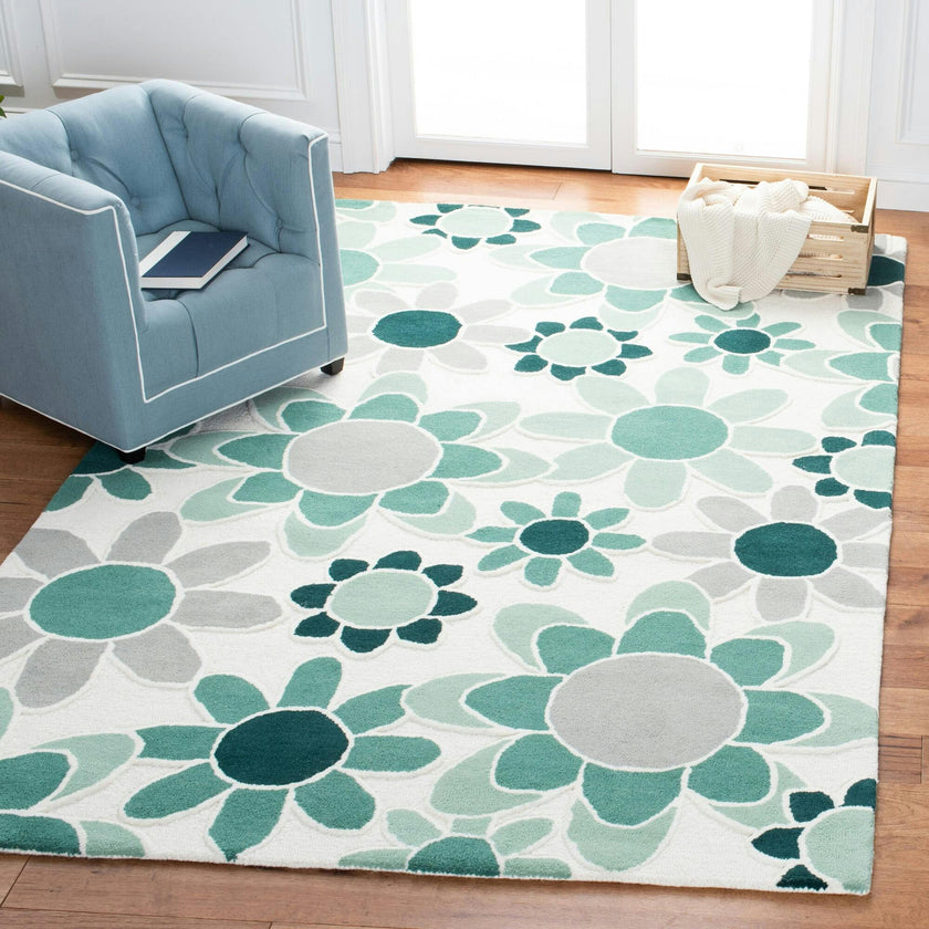 Kids Adriana Rug, Green