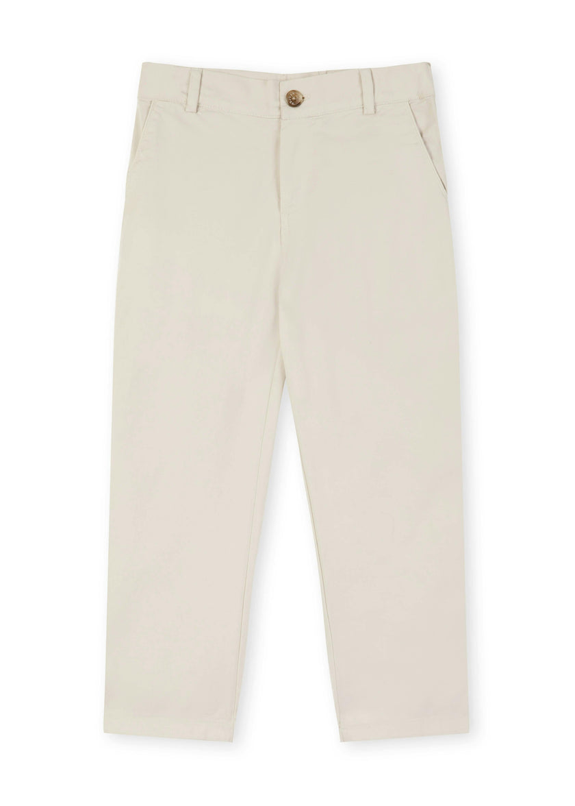 Beige Lightweight Chino Trousers