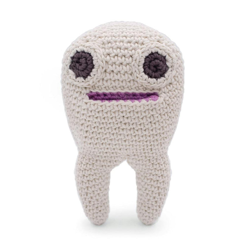 Sweet Tooth Gift Box 🦷 100% organic cotton crochet rattles